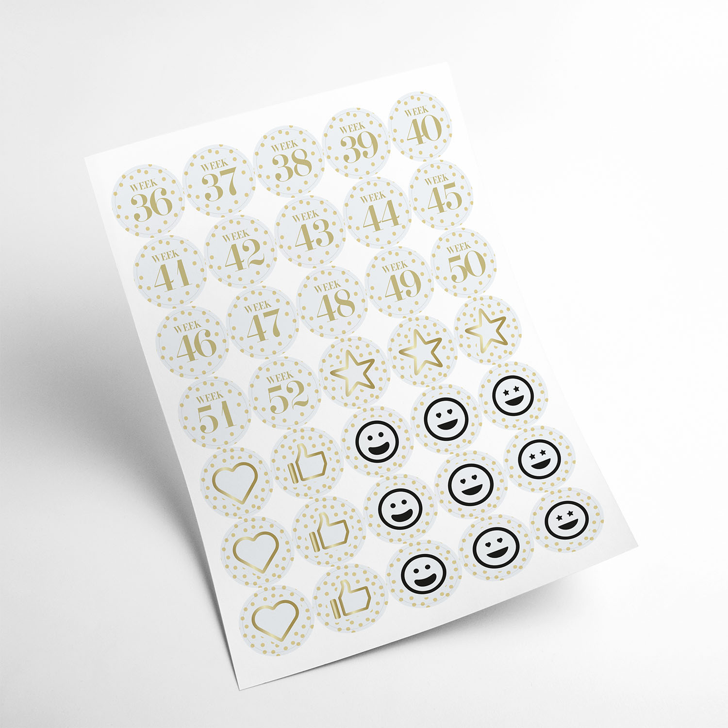 Gold Stickers - my365album